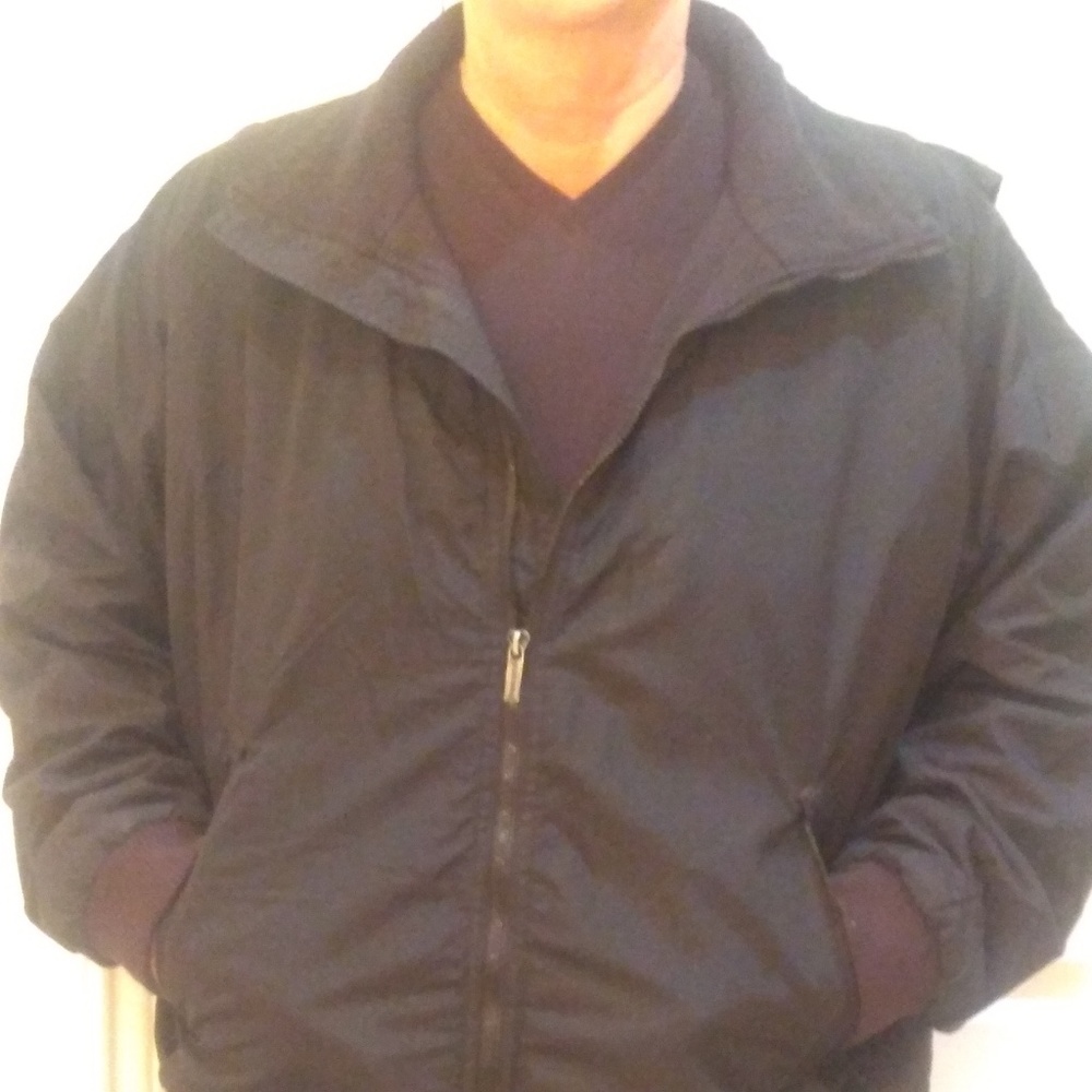 Men-Black Insulated Bomber Jacket